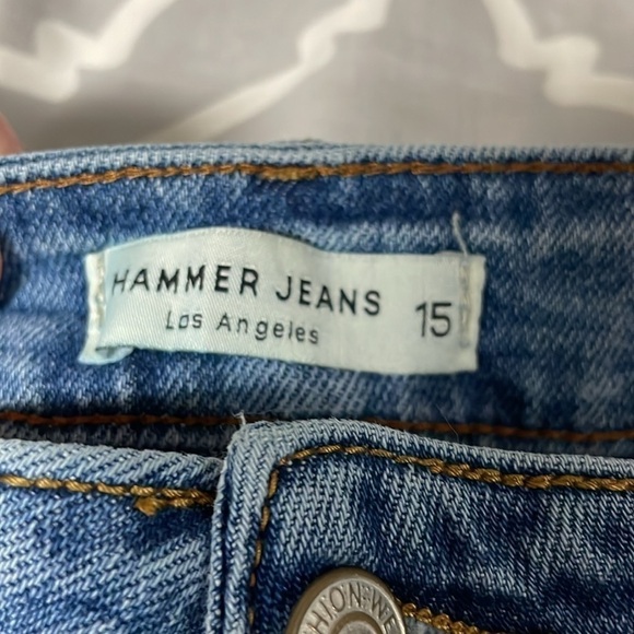 Distress Hammer jeans size 15 no stretch - Picture 3 of 5